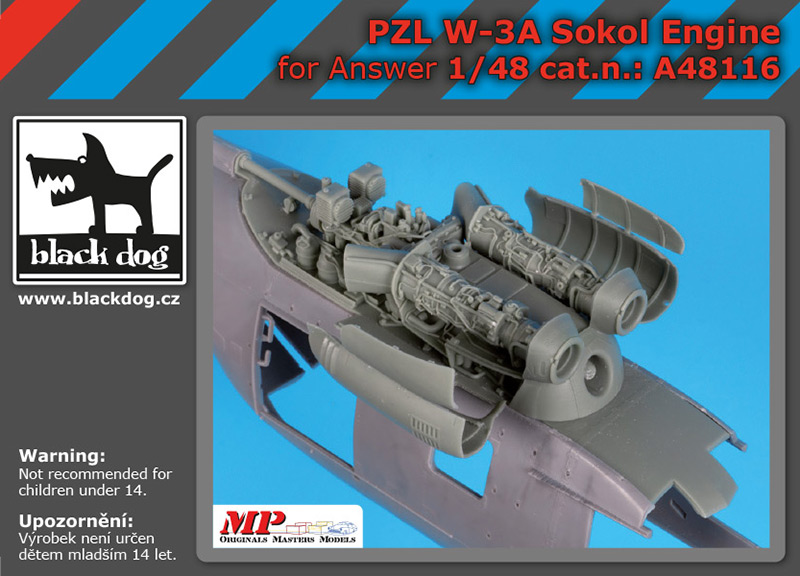 1/48 PZL W-3A Sokol engine (ANSW)