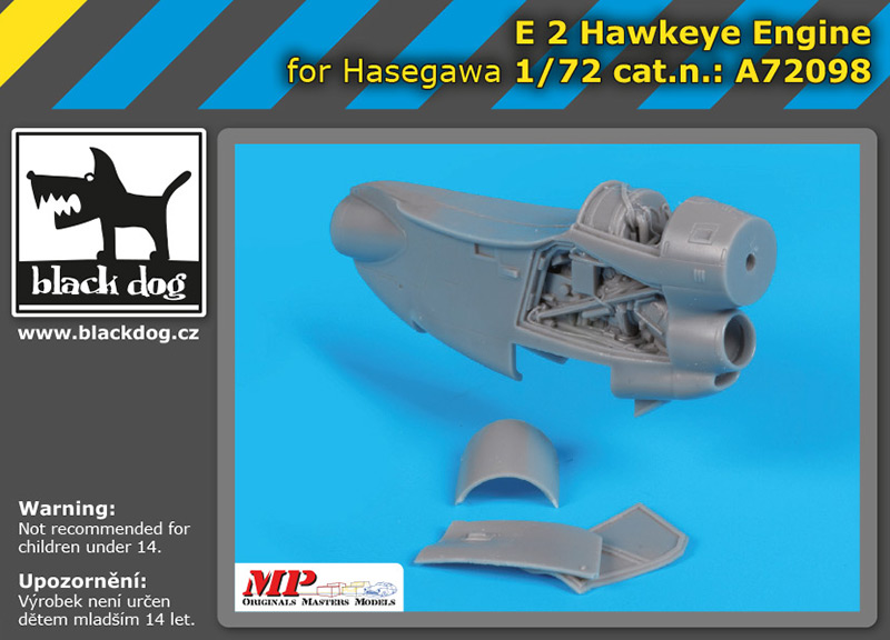 1/72 E-2 Hawkeye engine (HAS)