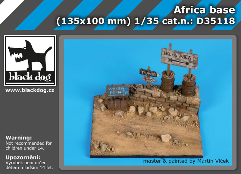 1/35 Africa base (135 x 100 mm)