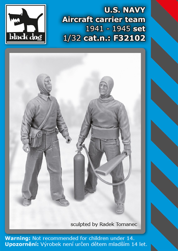 1/32 US NAVY aircraftcarrier team 1941-45 (2 fig.)