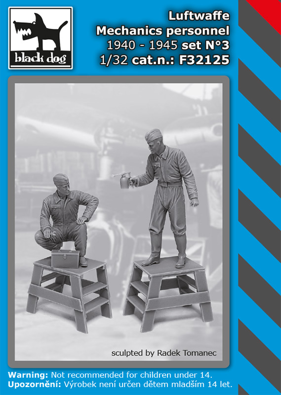 1/32 Luftwaffe Mechanic personnel set No.3 1940-45