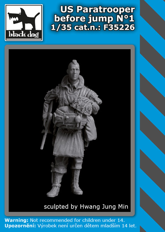 1/35 US paratrooper before jump No.1 (1 fig.)