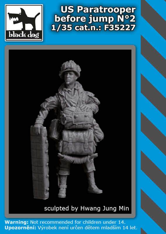 1/35 US paratrooper before jump No.2 (1 fig.)