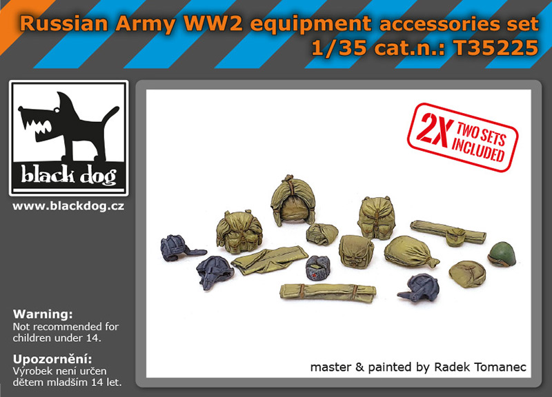 1/35 Russian Army WWII equipment accessories set
