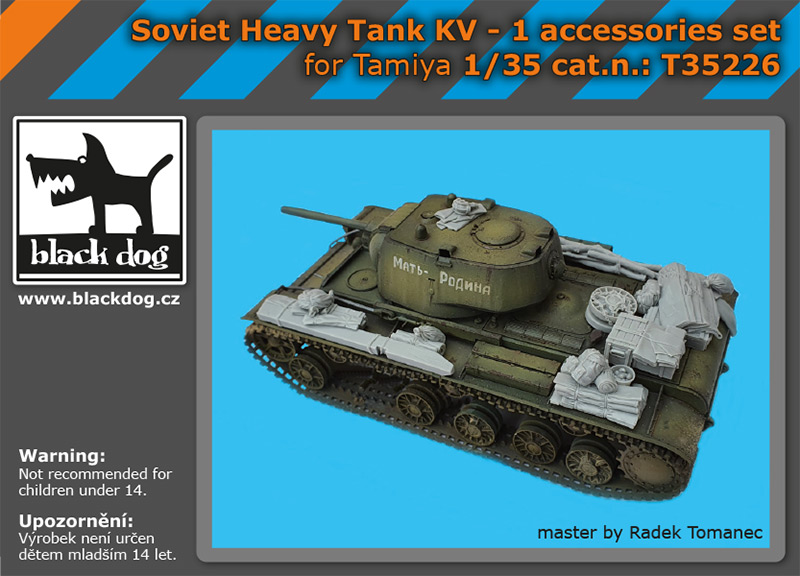 1/35 KV-1 Soviet heavy tank accessories set (TAM)