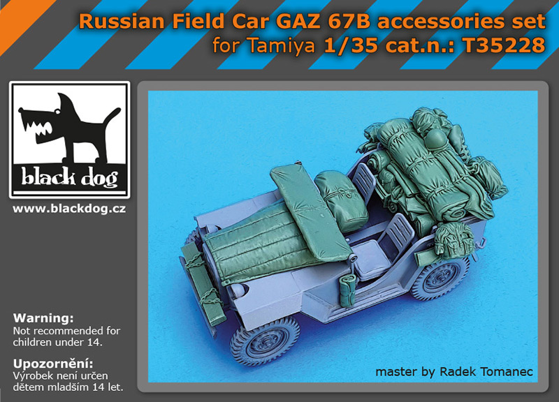 1/35 Russian field car Gaz 67 B accessor.set (TAM)