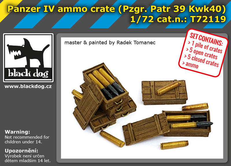1/72 Panzer IV ammo crates