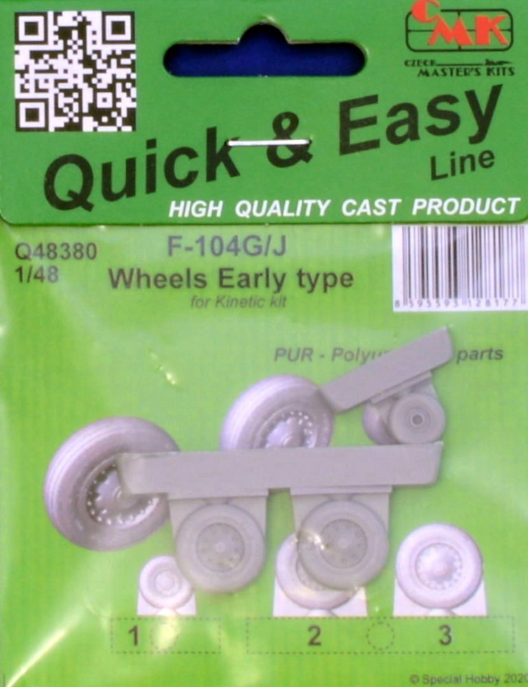 1/48 F-104G/J - wheels early type (KIN)