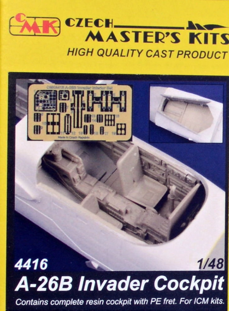 1/48 A-26B Invader Cockpit set (ICM)