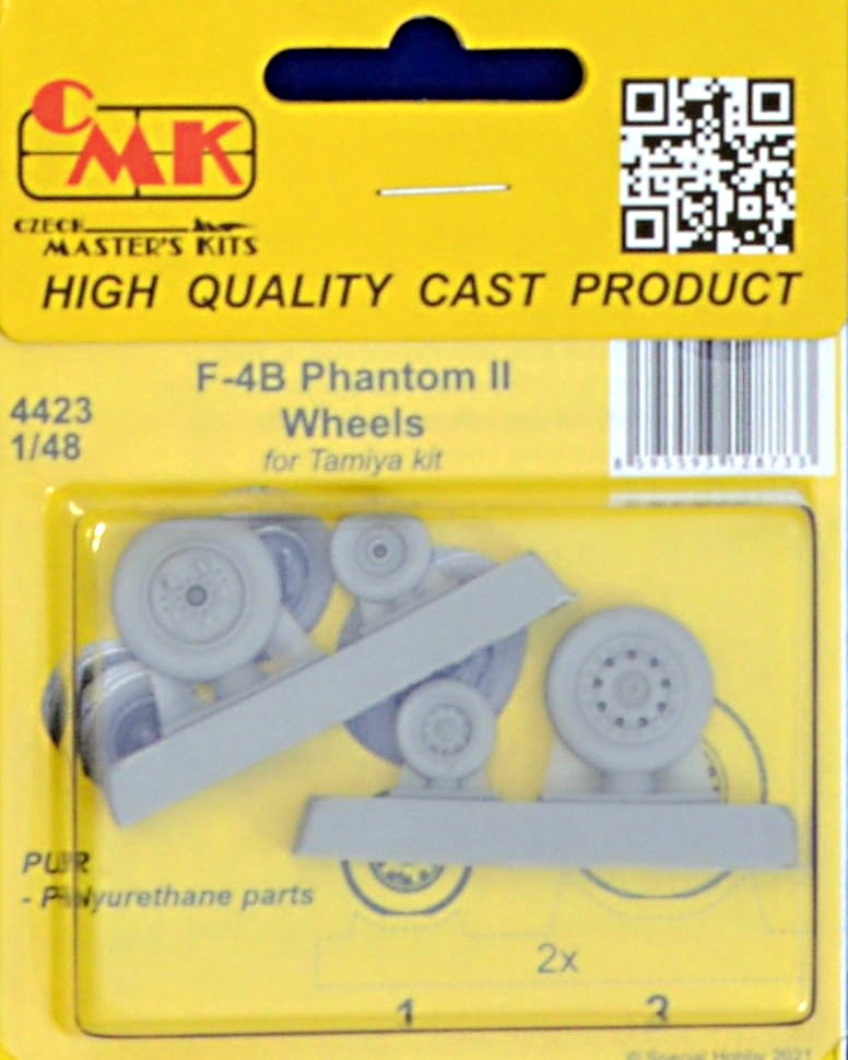 1/48 F-4B Phantom II Wheels (TAM)