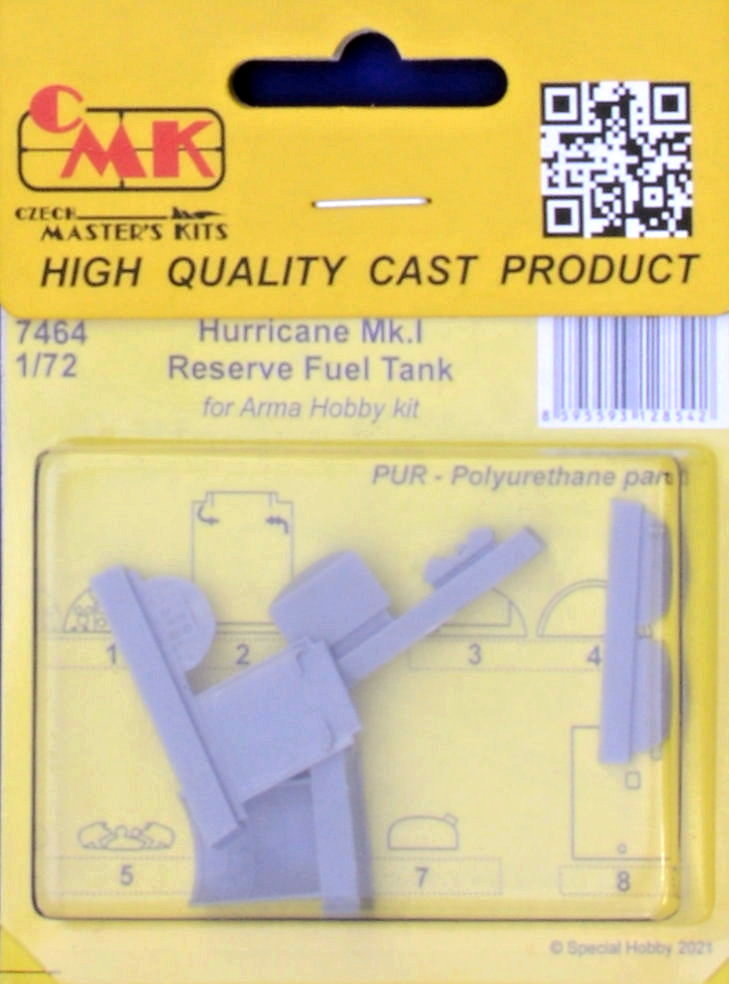 1/72 Hurricane Mk.I Reserve Fuel Tank (ARMA H.)