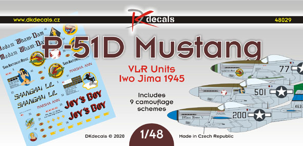 1/48 P-51D Mustang VLRU Iwo Jima 1945 (9x camo)