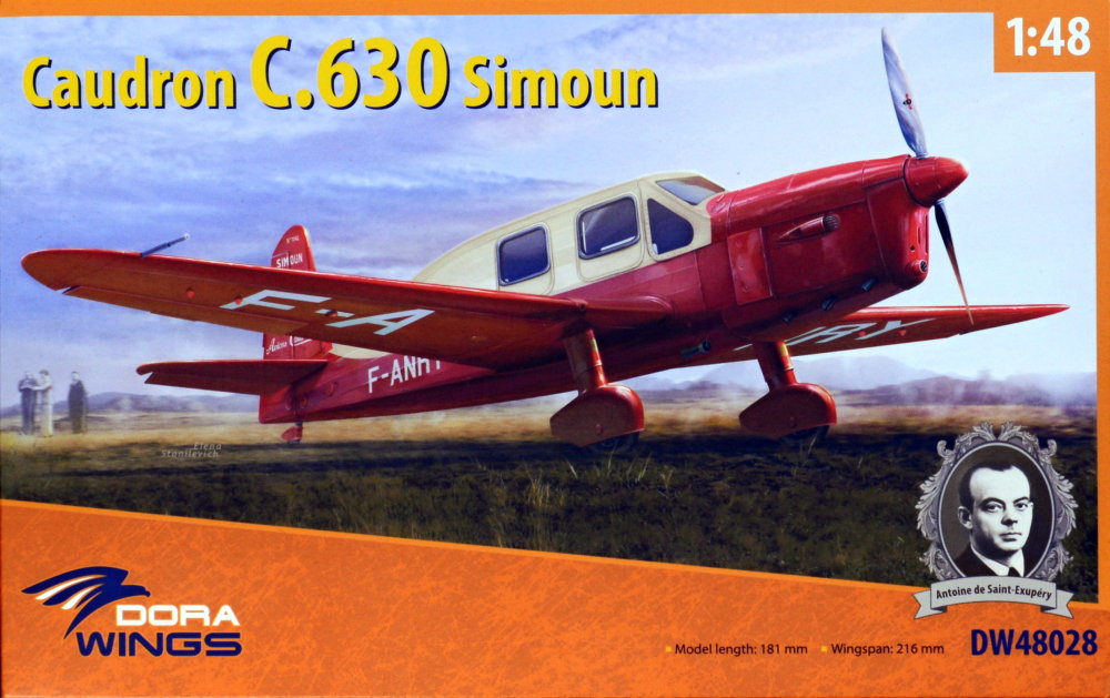 1/48 Caudron C.630 Simoun (4x camo)