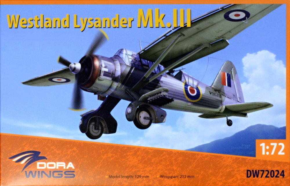 1/72 Westland Lysander Mk.III (4x camo)
