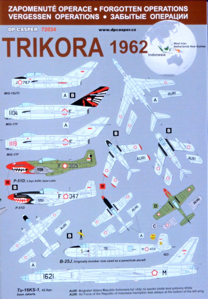 1/72 Forgotten Operations - TRIKORA 1962