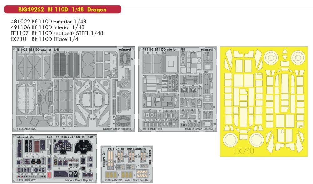 1/48 Bf 110D (DRAG)