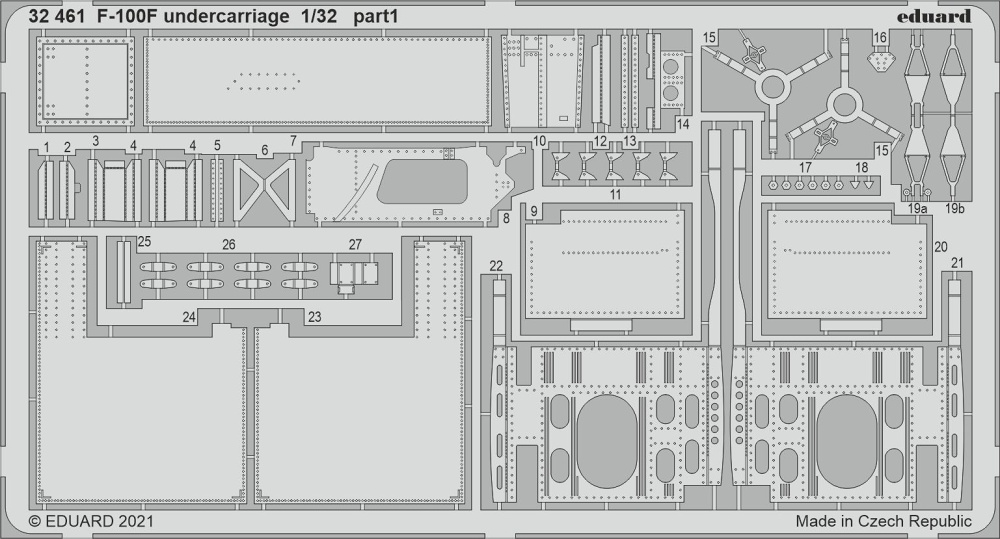 SET F-100F undercarriage (TRUMP)