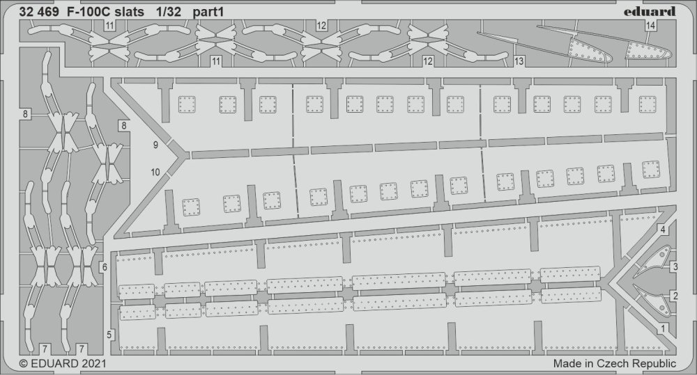 SET F-100C slats (TRUMP)