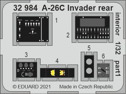 SET A-26C Invader rear interior (HOBBYB)