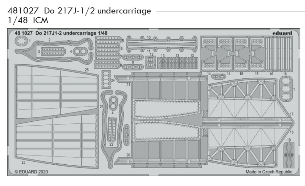 SET Do 217J-1/2 undercarriage (ICM)