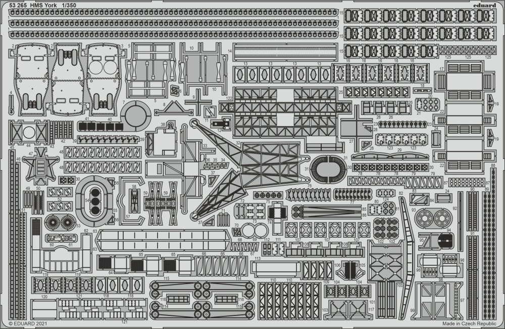 SET 1/350 HMS York (TRUMP)