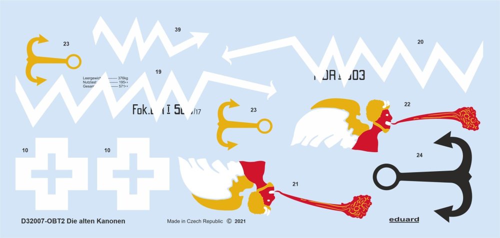 1/32 Decals Die alten Kanonen (MENG)