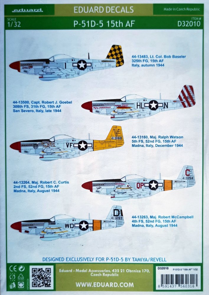 1/32 Decals P-51D-5 