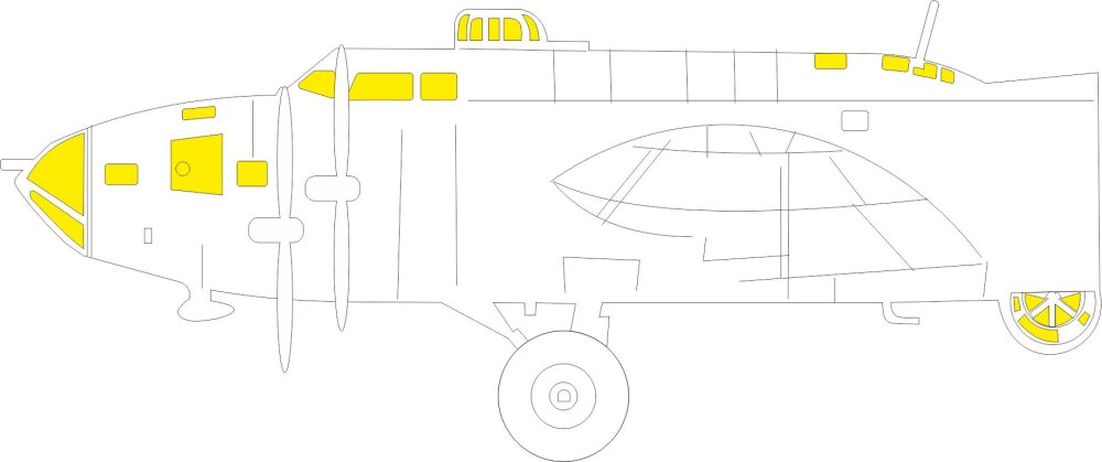 Mask 1/48 B-17F (HKM)