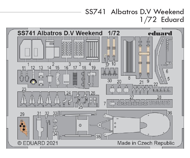 1/72 Albatros D.V Weekend (EDU)
