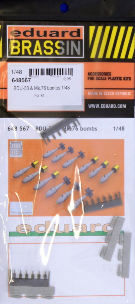 BRASSIN 1/48 BDU-33 & Mk.76 bombs