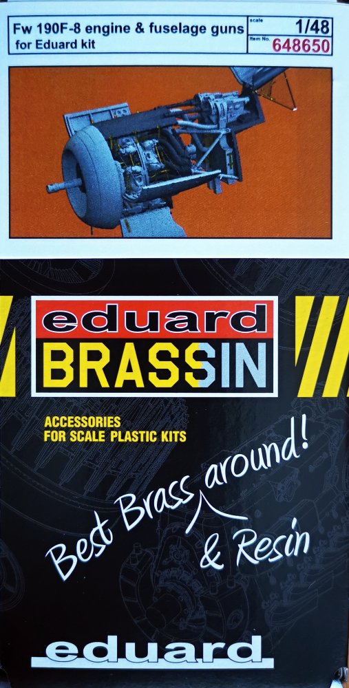 BRASSIN 1/48 Fw 190F-8 engine&fuselage guns (EDU)