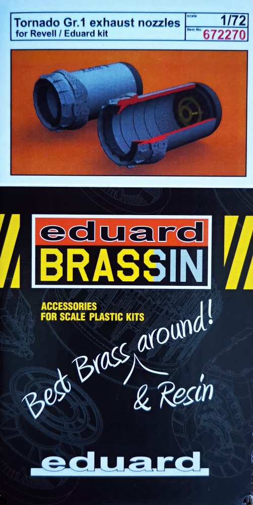 BRASSIN 1/72 Tornado GR.1 exh.nozzles (EDU/REV)