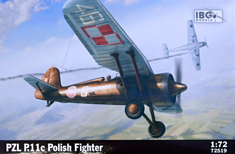 1/72 PZL P.11c Polish Fighter (3x camo)