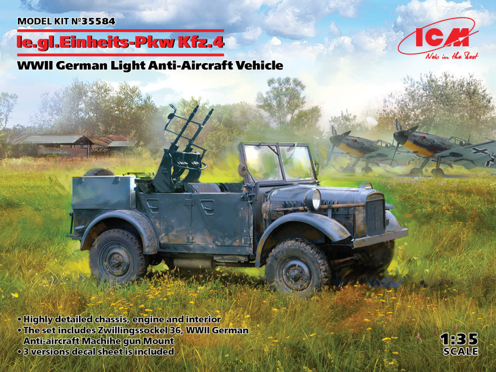 1/35 le.gl.Einheitz-Pkw Kfz.4 Light AA Vehicle