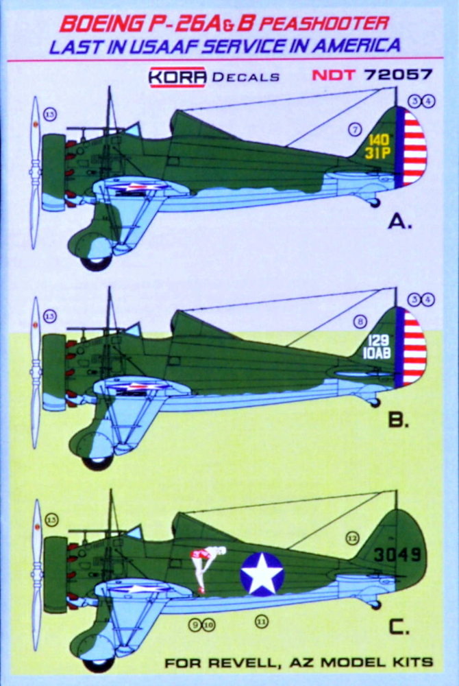 Modelimex Online Shop 172 Decals P 26ab Peashooter Last Usaaf