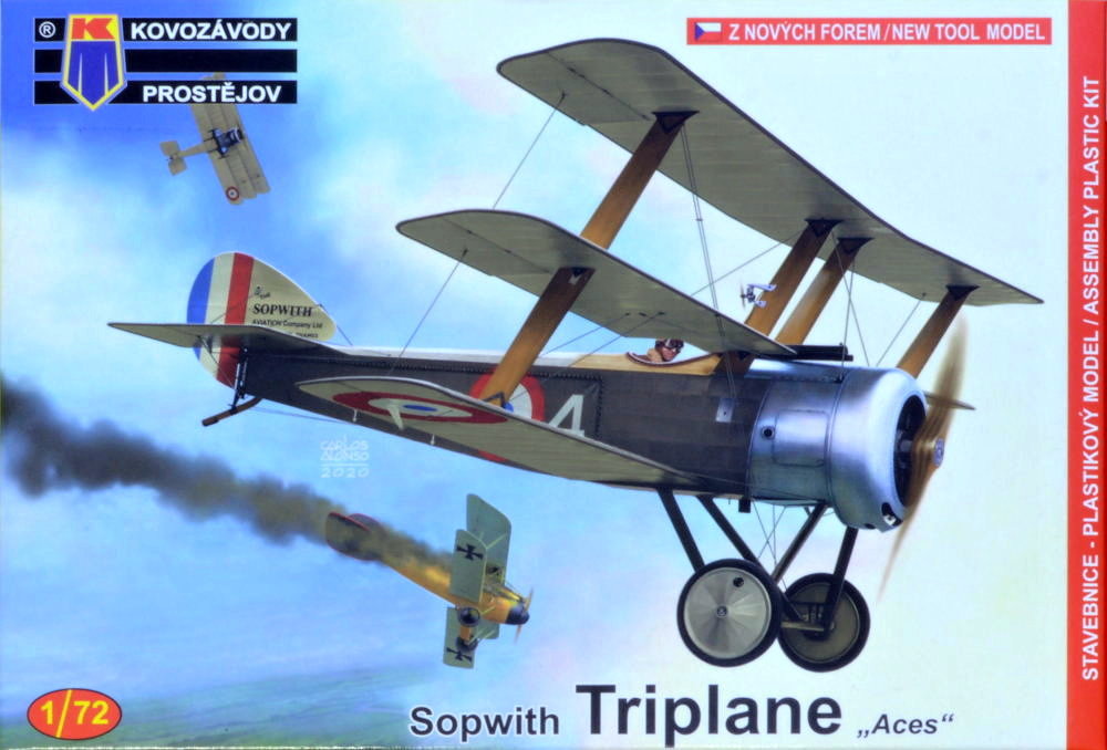 1/72 Sopwith Triplane in French service (3x camo)