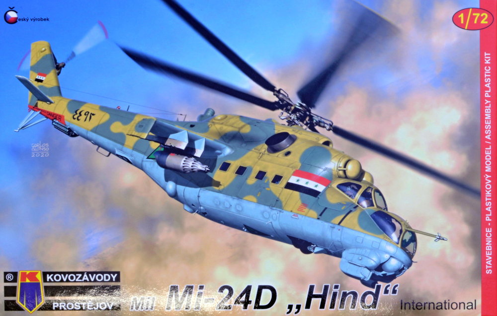 1/72 Mi-24D Hind International (ex-ITAL,3x camo)