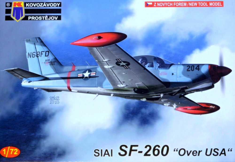 1/72 SIAI SF-260 'Over USA' (4x camo)