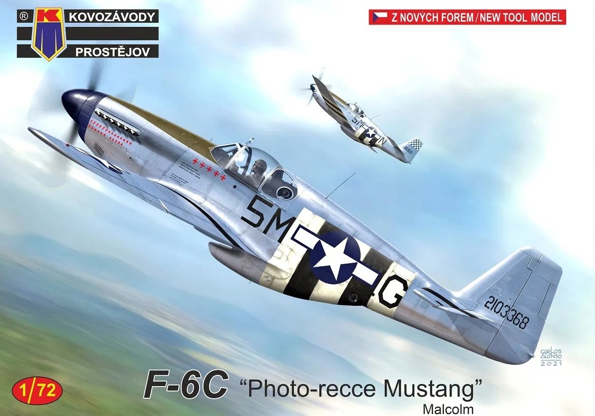 1/72 F-6C 'Photo-recce Mustang Malcolm' (3x camo)
