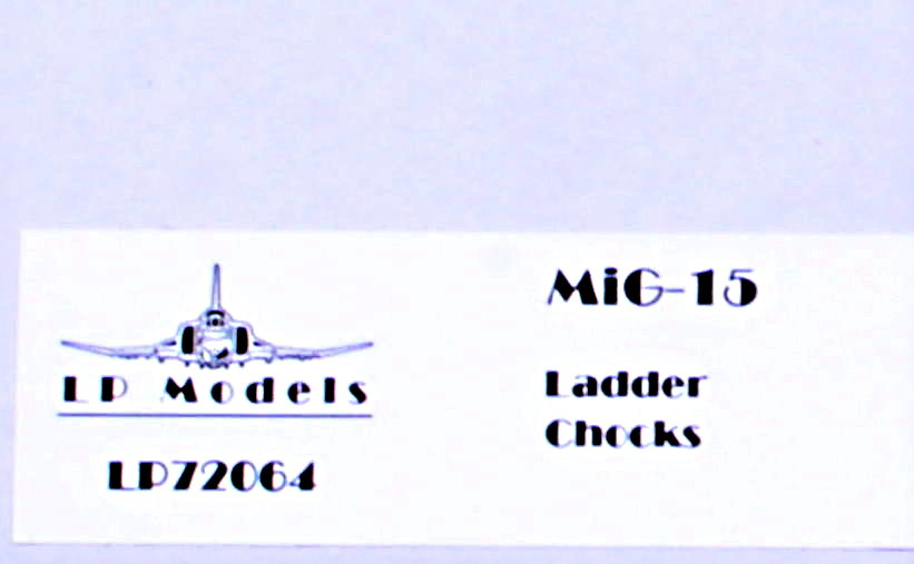 1/72 MiG-15 Ladder + Chocks Set