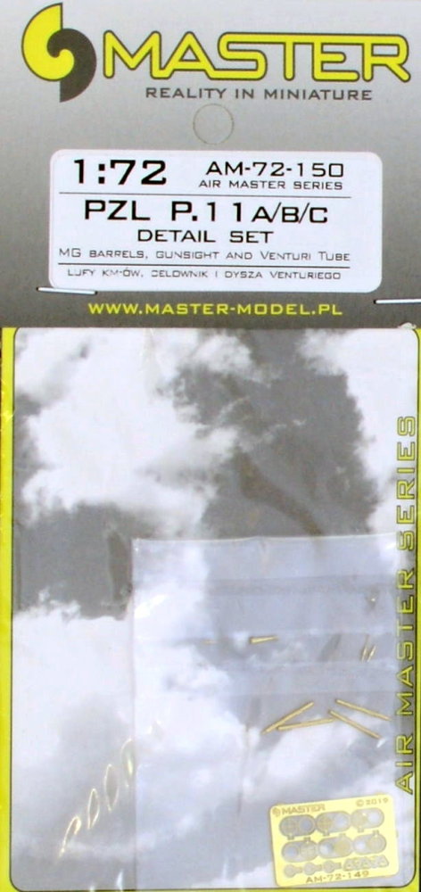 1/72 PZL P.11 A/B/C - MG, gunsight & venturi tube