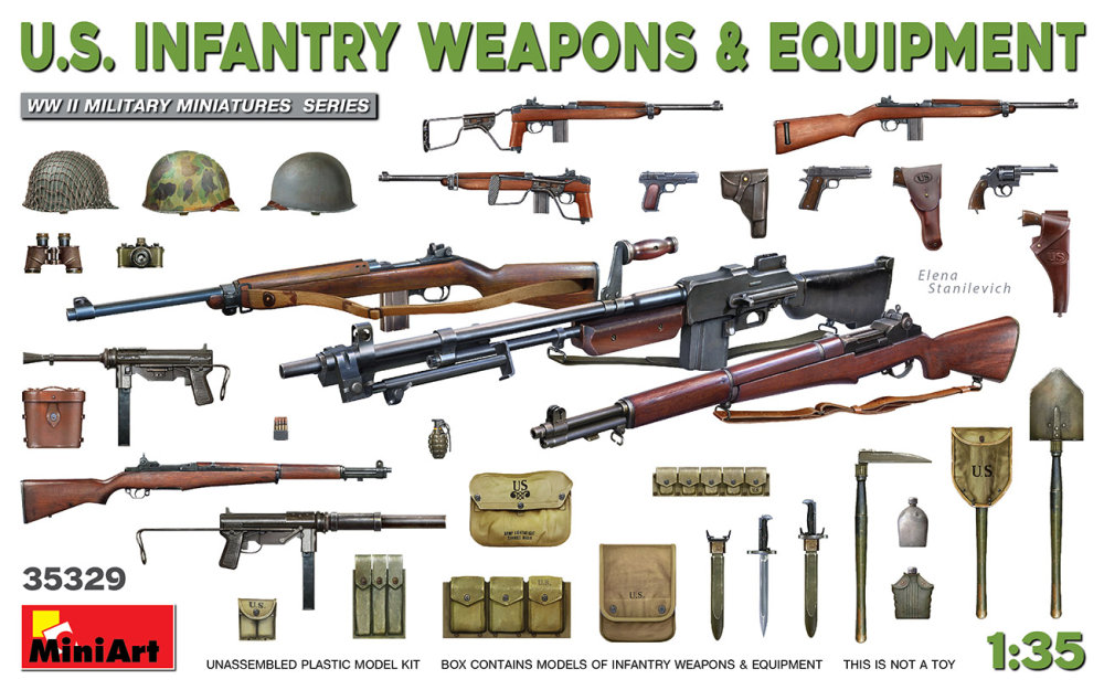1/35 US Infantry Weapons & Equipment