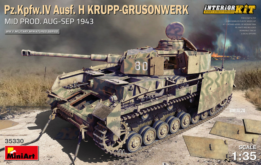 1/35 Pz.Kpfw.IV Ausf.H Krupp-Grusonwerk w/ Int.Kit
