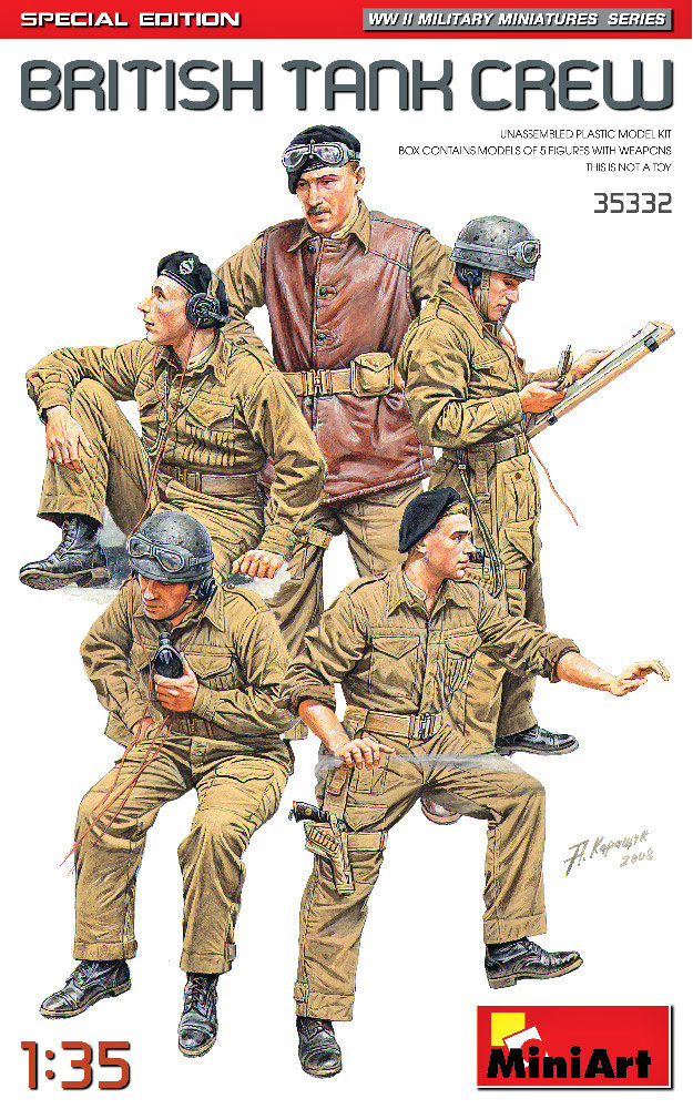 1/35 British Tank Crew, Special Edition (5 fig.)