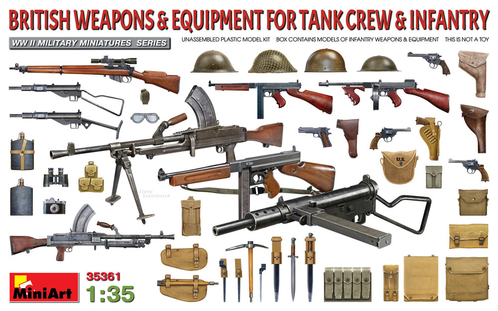 1/35 British Weapons & Equipment for Infantry