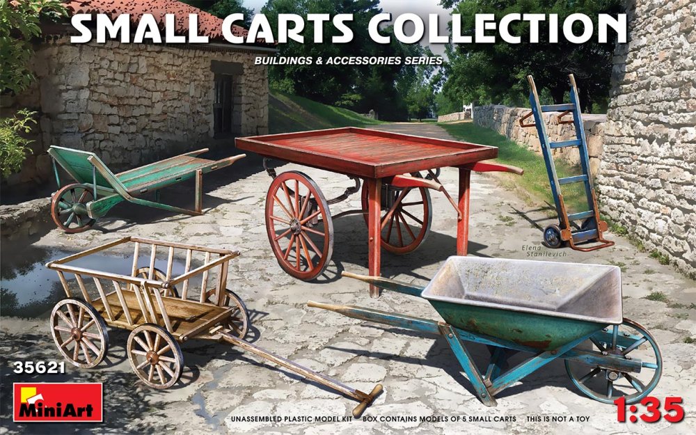 1/35 Small Carts Collection (5 pcs.)