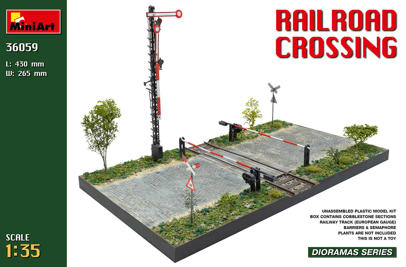 1/35 Railroad Crossing (diorama)