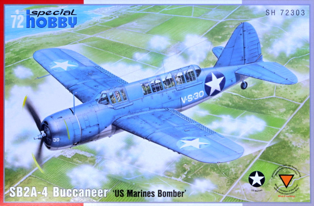1/72 SB2A-4 Buccaneer 'US Marines Bomber'