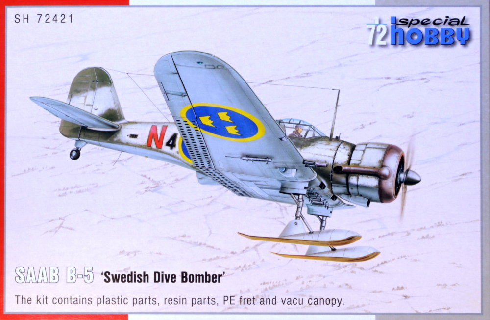 1/72 SAAB B-5 'Swedish Dive Bomber' (3x camo)