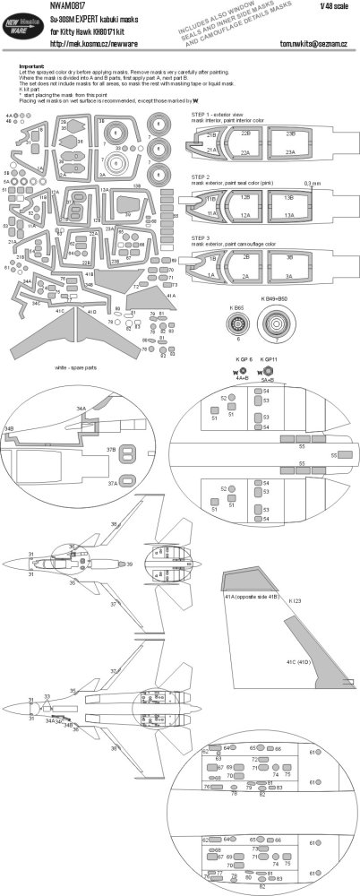 1/48 Mask Su-30SM EXPERT (KITTYH 80171)